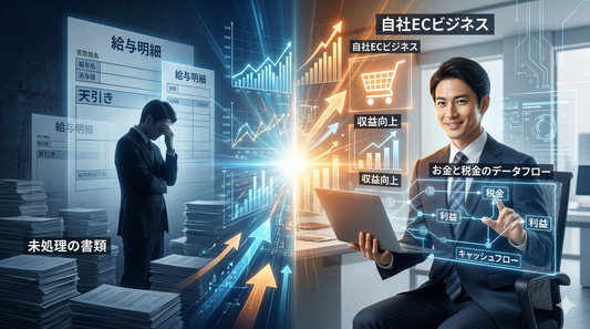 【論理的マネーリテラシー】「給与天引き」に慣れきった会社員は税金の痛みを知らない。確定申告のドタバタから学ぶ、副業EC（Shopify）を通じた当事者意識の覚醒と自立戦略