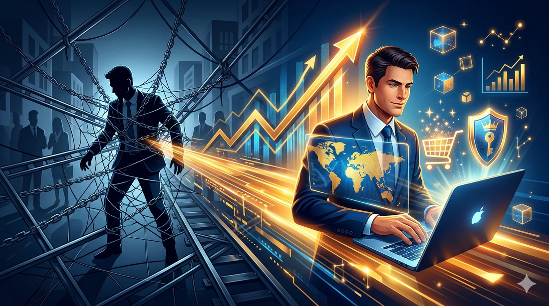 【論理的キャリア戦略】政治や会社への「他責思考」が人生を詰ませる？崩壊するセーフティネットと、副業ECで完全なる自己責任の“稼ぐ力”を構築するロードマップ