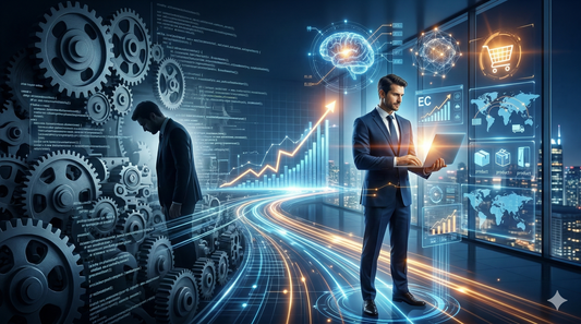 【論理的キャリア戦略】「AIに仕事が奪われる」は本当か？作業者で終わる副業のリスクと、AIを完全支配して副業EC（Shopify）で“一生モノのビジネス戦闘力”を構築するロードマップ