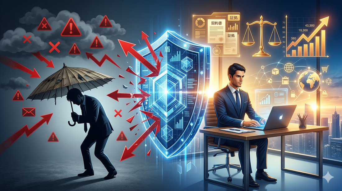 【論理的防衛戦略】「損害賠償」の威嚇に屈しない。悪質クライアントとの実体験から学ぶ、会社員が陥る“温室育ち”のリスクと、副業EC（Shopify）で自立した交渉力を築くロードマップ