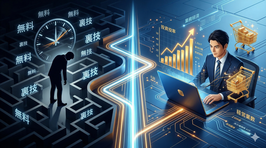 【論理的投資戦略】副業の教材に課金すべきか？会社員が陥る「時間浪費」の罠と、副業EC（Shopify）で自己投資を最短で回収するロードマップ