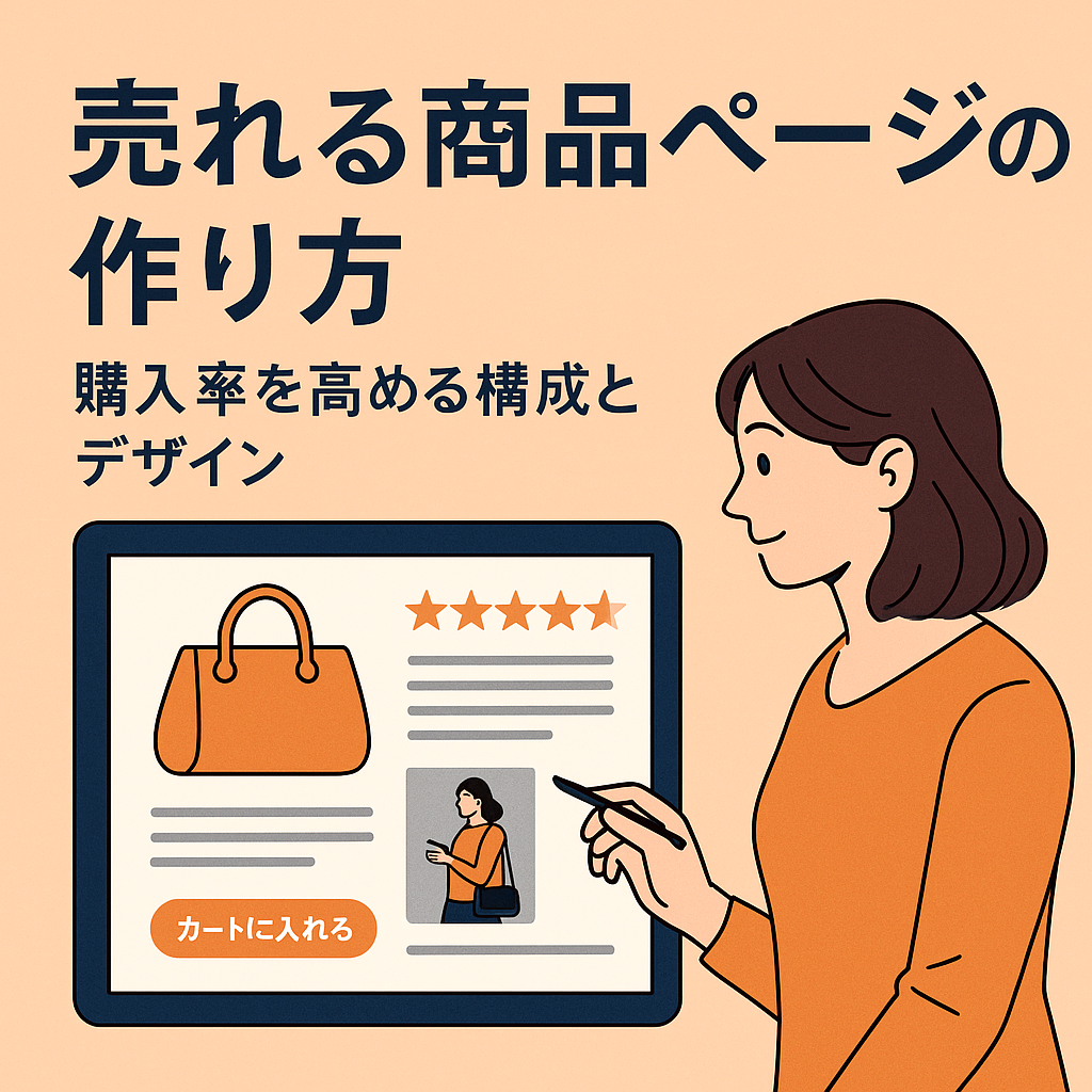売れる商品ページの作り方：購入率を高める構成とデザイン