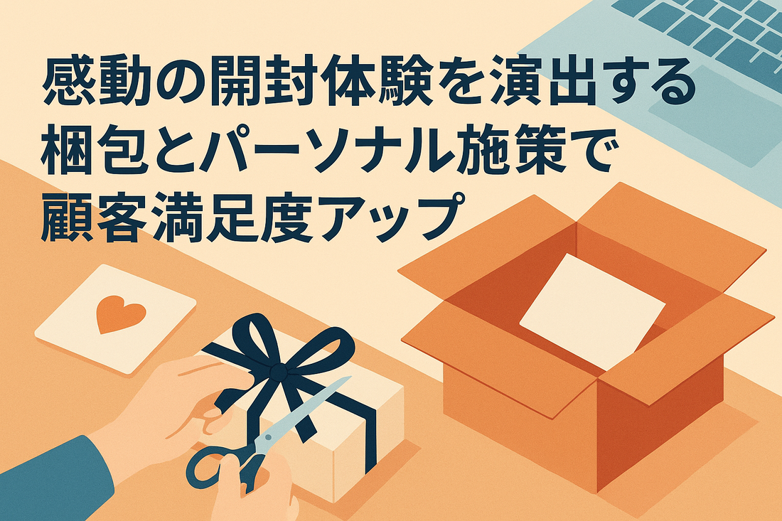 感動の開封体験を演出する：梱包とパーソナル施策で顧客満足度アップ