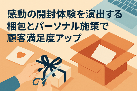 感動の開封体験を演出する：梱包とパーソナル施策で顧客満足度アップ